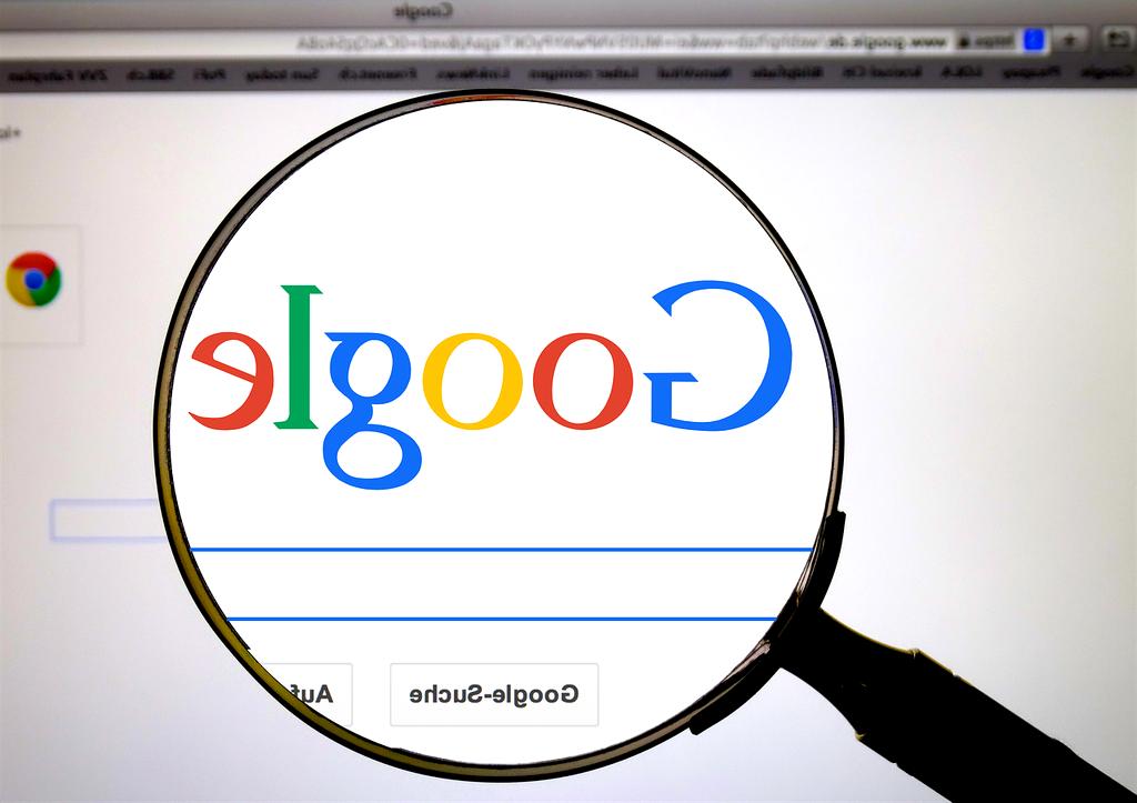 Magnifying glass over a folder icon